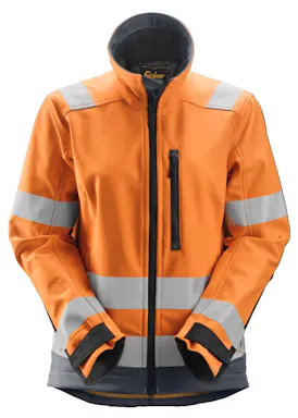 Snickers Workwear AllroundWork High-Vis Softshell-Damenjacke Klasse 2/3 1237