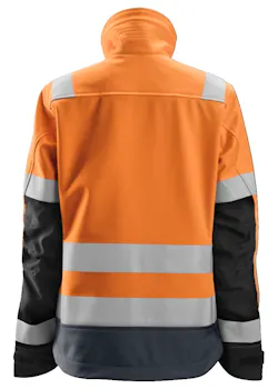 Snickers Workwear AllroundWork High-Vis Softshell Damesjack Klasse 2 -/3 1237 miniatuur