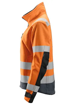 Snickers Workwear AllroundWork High-Vis Softshell Damesjack Klasse 2 -/3 1237 miniatuur
