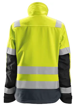 Snickers Workwear AllroundWork High-Vis Softshell Damesjack Klasse 2 -/3 1237 miniatuur