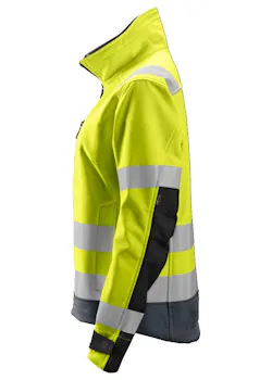 Snickers Workwear AllroundWork High-Vis Softshell Damesjack Klasse 2 -/3 1237 miniatuur