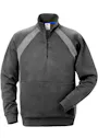 Fristads Sweatshirt Met Korte Rits 1755 Df miniatuur