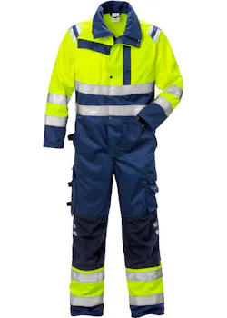 Fristads 124376 Overall High Vis Klasse 3 8026 Plu Reflecterend Waterafstotend miniatuur