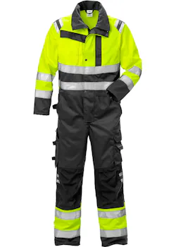 Fristads 124376 Overall High Vis Klasse 3 8026 Plu Reflecterend Waterafstotend miniatuur