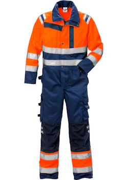 Fristads 124376 Overall High Vis Klasse 3 8026 Plu Reflecterend Waterafstotend miniatuur