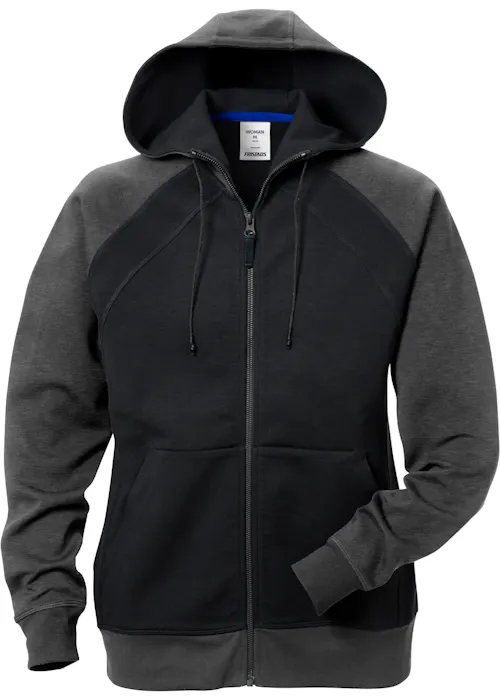 Fristads 124445 Sweatjack Met Capuchon 1760 Df Regular Fit Dames