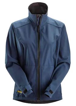 Snickers AllroundWork, Winddicht Softshell Damesjack 1247 miniatuur
