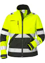 Fristads Hi Vis Softshelljack Dames Klasse 2 4183 Wyh miniatuur