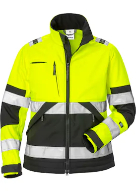 Fristads Hi Vis Softshelljack Dames Klasse 2 4183 Wyh