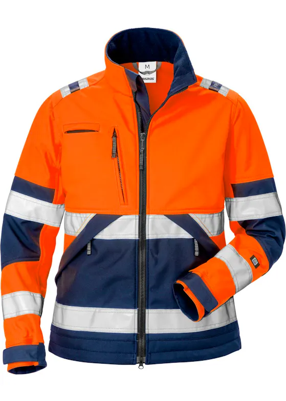 Fristads Hi Vis Softshelljack Dames Klasse 2 4183 Wyh