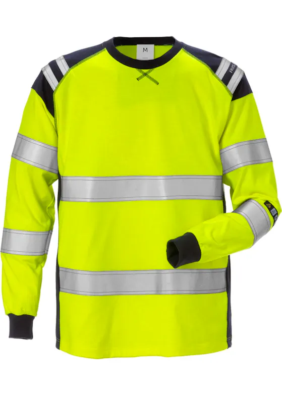 Fristads Flamestat-T-Shirt mit langen Ärmeln, Klasse 3, 7077 Tflh