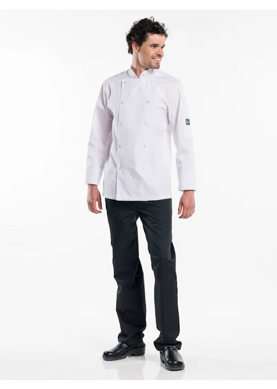 Chaud Devant baggy schwarze Kochhose