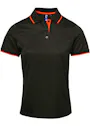 Premier Contrast Coolchecker® PW619 Poloshirt Slim Fit Dames miniatuur