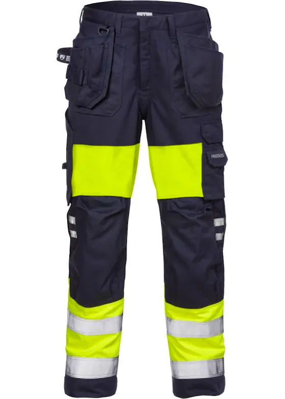 Fristads Flamestat Hi-Vis-Damen-Arbeitshose, Klasse 1, 2777 Aths