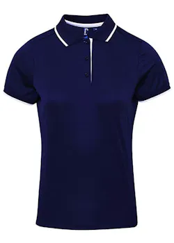 Premier Contrast Coolchecker® PW619 Poloshirt Slim Fit Dames miniatuur