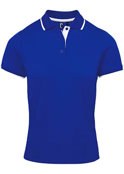 Premier Contrast Coolchecker® PW619 Poloshirt Slim Fit Dames miniatuur