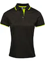 Premier Contrast Coolchecker® PW619 Poloshirt Slim Fit Dames miniatuur