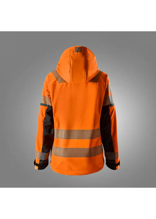 Snickers Workwear 1273 High-Vis Softshell Dameswerkjas, Klasse 2/3