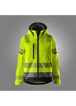 Snickers Workwear 1273 High-Vis Softshell Dameswerkjas, Klasse 2/3 miniatuur