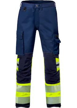 Fristads Stiby High Vis Broek Stretch Klasse 1 2705 Plu miniatuur