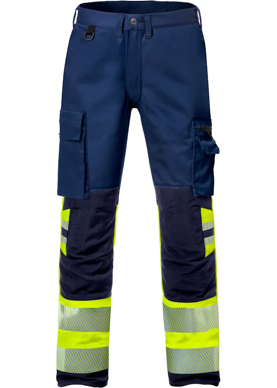 Fristads Hi Vis Broek Stretch Klasse 1 2705 Plu