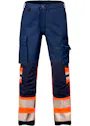 Fristads Hi Vis Broek Stretch Klasse 1 2705 Plu miniatuur