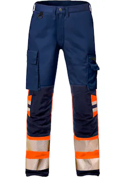 Fristads Stiby High Vis Broek Stretch Klasse 1 2705 Plu miniatuur