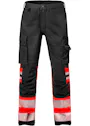 Fristads Hi Vis Broek Stretch Klasse 1 2705 Plu miniatuur