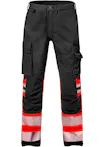 Hi-Vis Rood/Zwart
