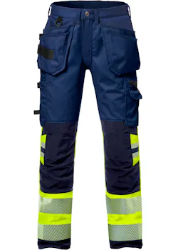 Fristads Stiby High Vis Werkbroek Stretch Klasse 1 2706 Plu miniatuur