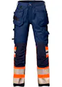 Fristads Hi Vis Werkbroek Stretch Klasse 1 2706 Plu miniatuur