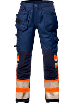 Fristads Stiby High Vis Werkbroek Stretch Klasse 1 2706 Plu miniatuur