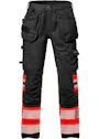 Fristads Hi Vis Werkbroek Stretch Klasse 1 2706 Plu miniatuur