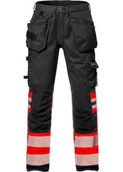 Fristads Stiby High Vis Werkbroek Stretch Klasse 1 2706 Plu miniatuur