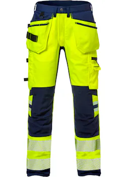 Fristads Stiby High Vis Werkbroek Stretch Klasse 2 2707 Plu miniatuur