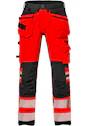 Fristads Hi Vis Werkbroek Stretch Klasse 2 2707 Plu miniatuur