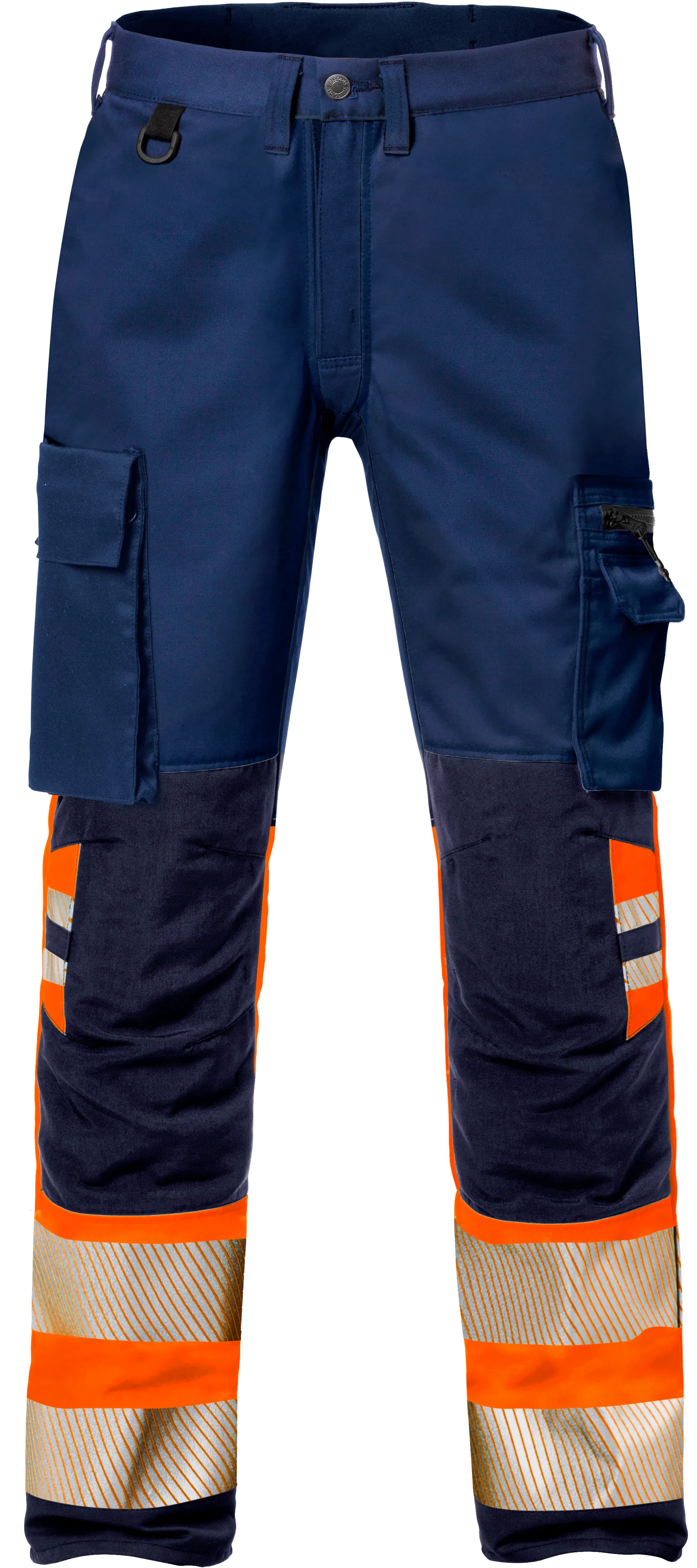 Hi-Vis Oranje/Marineblauw