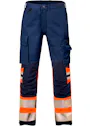 Fristads Hi Vis Broek Stretch Dames Klasse 1 2708 Plu miniatuur