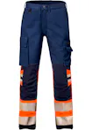 Hi-Vis Oranje/Marineblauw