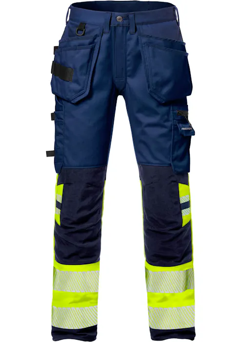 Fristads Pantalon de travail stretch haute visibilité pour femmes Classe 1 2709 Plu
