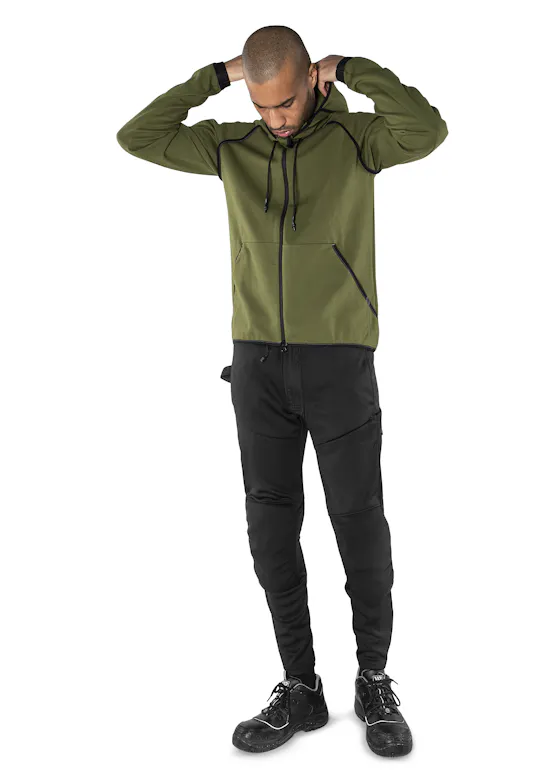 Fristads DF 7462 Sweatjacke mit Kapuze Comfort-Fit