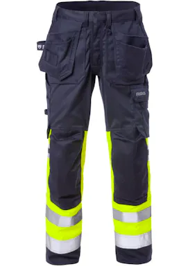 Fristads Flamestat-Stretch-Arbeitshose mit hoher Sichtbarkeit für Damen, Klasse 1, 2171 Athf