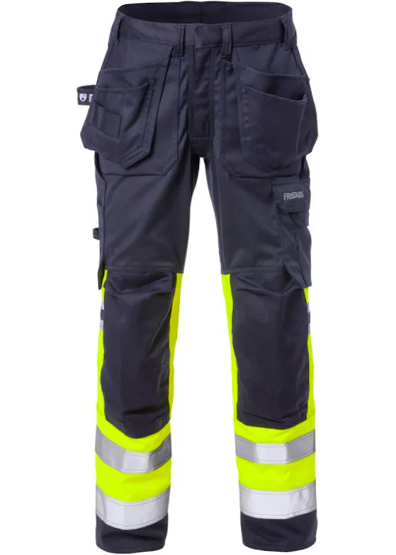 Fristads Flamestat-Stretch-Arbeitshose mit hoher Sichtbarkeit für Damen, Klasse 1, 2171 Athf