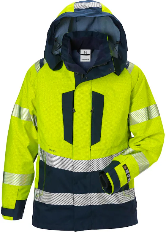 Fristads Flamestat Hi-Vis Gore-Tex® Pyrad® Shelljacke Damen Klasse 3 4195 Gxe