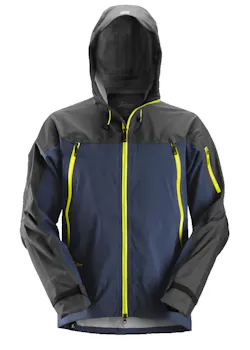 Snickers Workwear FlexiWork, Stretch Waterproof Shell Jack 1300 miniatuur