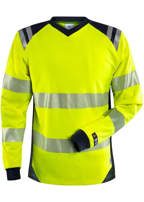Fristads Flamestat Hi-Vis T-Shirt, Damen, Klasse 3, 7357 Tfl