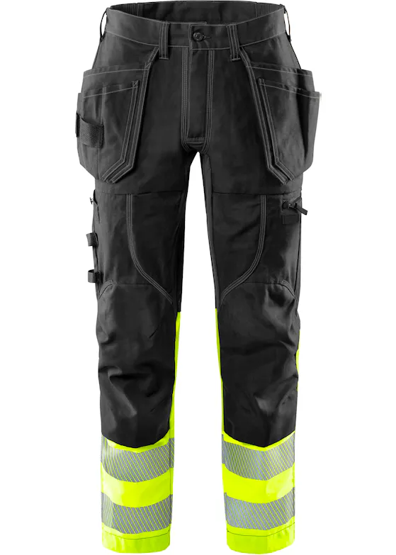 Fristads Hi-Vis-Stretch-Arbeitshose, Klasse 1, 2608, Fasg