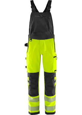 Fristads High-vis Green amerikanische Latzhose Stretch Klasse 2 1031 GSTP