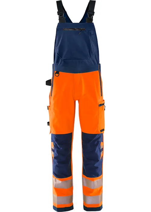 Fristads 134190 Green Amerikaanse Overall High Vis Klasse 2 1031 GSTP Stretch Stiby