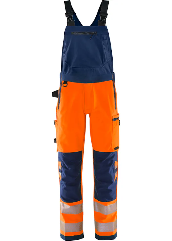 Fristads High vis Green Amerikaanse overall stretch klasse 2 1031 GSTP